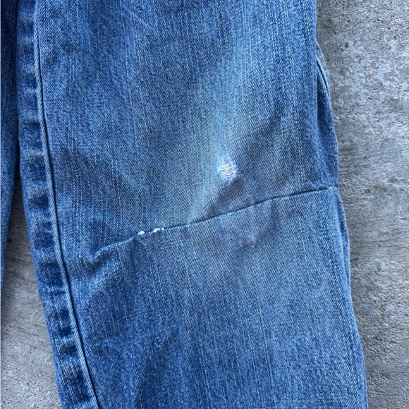RARE Vintage Kids Signature by Levi Strauss Y2K Denim Distressed Jeans 6Regular - Picture 6 of 8